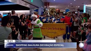 RibeirãoShopping inaugura decoração especial para o Natal em Ribeirão Preto [upl. by Litha]