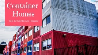 Top 10 Container Homes [upl. by Valeda]