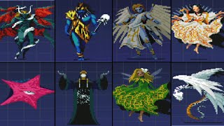 SMT 1 2 amp If  ALL Demons in Compendium Shin Megami Tensei PSX ALL Classic Recruitable Demons [upl. by Krishna847]