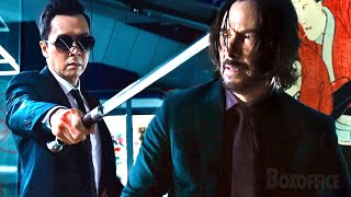 John Wick VS Caine  John Wick 4 Baba Yaga  Clipe [upl. by Jolee]