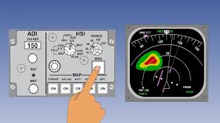 ATPL Training Radio Navigation 25 Area Nav Electronic Horizontal Situation Indicator EHSI 2 [upl. by Ohcamac]