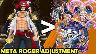 ROGER MENGUBAH META  Counter Roger After Buff Nih  One Piece Bounty Rush [upl. by Nonregla17]