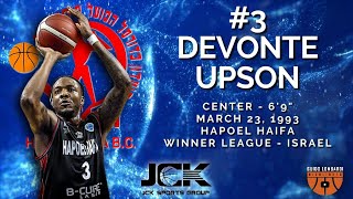 Devonte Upson  Hapoel Haifa Highlights 202223 [upl. by Johannes]