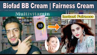 Biofad BB Cream  Fairness Cream  Instant Fairness  Complete Review [upl. by Jone18]