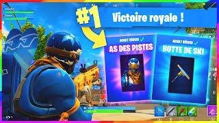 MON 100ème TOP1 au Nouveau Skin Épique quotAS DES PISTESquot Fortnite Battle Royale [upl. by Tedman]