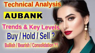 AU Small Finance Bank Stock Analysis Key Support Resistance amp Technical Levels Explained [upl. by Mayhs257]