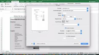 Excel 2016 Mac 26 Klassenlagerabrechnung – Drucken [upl. by Ateuqirne]