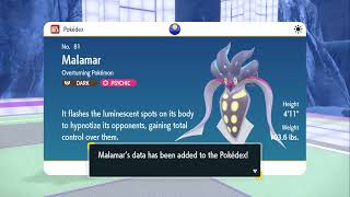 How to evolve Inkay into Malamar in Pokémon Scarlet and Violet The Indigo Disk DLC [upl. by Kitrak]