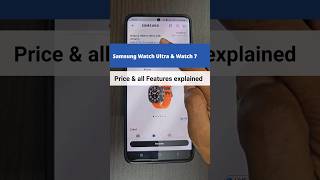 Samsungs Most Powerful Watch to Date Samsung Galaxy Watch 7 Ultra Close Look [upl. by Kela218]