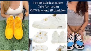 Top 10 Stylish sports King 👑 Nike Air Jordan Sneakers packing process [upl. by Merari]