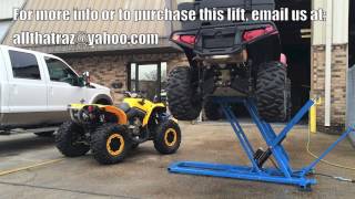 Atv Lift  Raztech Power Sports [upl. by Ennairoc]