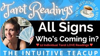 YOUR LOVE LIFE ❤️ ALL SIGNS TAROT READING Whos Coming in 💕 [upl. by Yekram826]