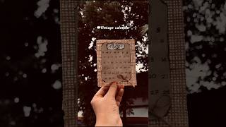 DIY vintage calendar ✨🤎 Im rish [upl. by Delilah]