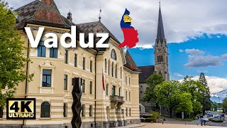 Vaduz Liechtenstein  Capital of the Worlds Richest Country 4K [upl. by Foushee924]