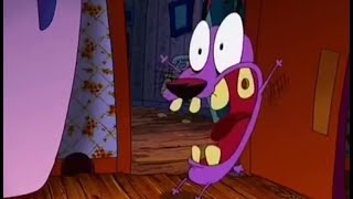 Courage The Cowardly Dog Courage Screaming Moments Season 1 [upl. by Anaitsirc]