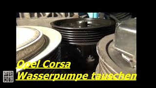 Opel Corsa 13 CDTI Quietscht Teil 3 Wasserpumpe tauschen [upl. by Yssis340]