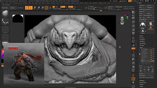 Raphael TMNT Redesign  Part 2 Clothes and Skin Detailing  ZBrush MarvelousDesigner Maya [upl. by Abbotsen]
