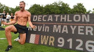 Decastar 2018  Le record du monde du decathlon de Kevin Mayer world record 9126 pts [upl. by Averir]