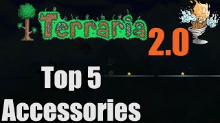 Terraria Top 5 Accessories  Terraria Best Accessories [upl. by Aiciled]