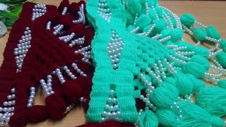 Wow💫👌 Gate parda ka design  new design gate parda amazing design to colours online crochet [upl. by Akcinehs]