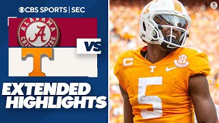 No 6 Tennessee STUNS No 3 Alabama in INSTANT CLASSIC Extended Highlights  CBS Sports HQ [upl. by Genevra434]