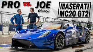 8 Laps Versus a Pro in the NEW Maserati MC20 GT2  Henry Catchpole  The Driver’s Seat [upl. by Aliuqehs]