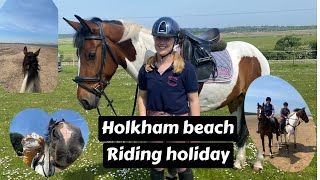 Holkham beach riding holiday 2024 [upl. by Sausa]