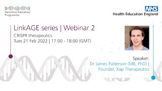 CRISPR therapeutics a LinkAGE webinar [upl. by At]