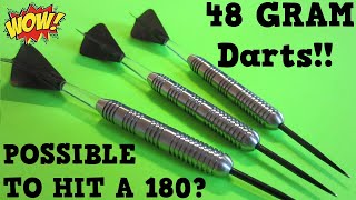 Hitting A 180 While Using 48 Gram Darts  Is It Possible [upl. by Eizzik988]