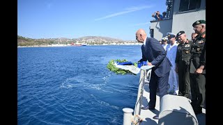 Λέρος  81η επέτειος από τη βύθιση του ΑΤ «Βασίλισσα Όλγα» [upl. by Jorge806]