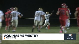 High School Football Aquinas vs Westby [upl. by Belayneh]