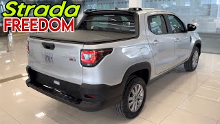 NOVA FIAT STRADA FREEDOM 2024 A PICAPE MAIS BARATA DO MOMENTO PREÇO [upl. by Edrea]