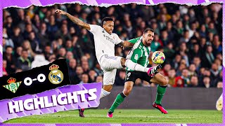 Real Betis 00 Real Madrid  HIGHLIGHTS  LaLiga 202223 [upl. by Emia]