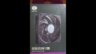 Cooler Master Sickleflow 120 V2 PWM Fan Review Pt 1 [upl. by Vivianna]