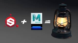 Substance Painter to Renderman for Maya [upl. by Dnumyar576]