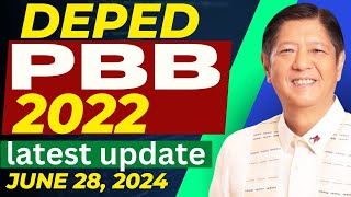 DEPED PBB 2022 LATEST UPDATE  JUNE 28 2024 [upl. by Hellman576]