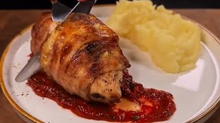 Tasty Dinner Recipes  Chicken With Bacon 🥓How to make bacon wrapped chicken Bacon wrapped Chicken [upl. by Rafaello741]