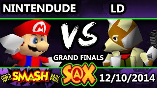 SX  LD Fox Vs Apex  Nintendude Mario SSB64 Grand Finals  Smash Bros 64 [upl. by Atteoj]