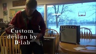 Dlab OptiPlexer tube guitar amp demo using Celestion 12quot speaker [upl. by Healion]