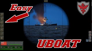 UBOAT  MANUAL TARGETING Part 1 Periscope Tools [upl. by Acnairb]