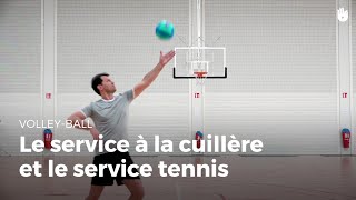 Service à la cuillère et service tennis  VolleyBall [upl. by Zehc]