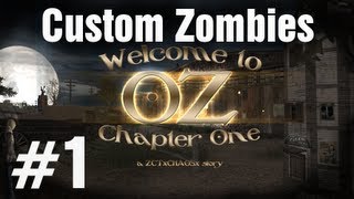 Custom Zombies WIZARD OF OZ quotZebba Farmsquot Part 1 quotDual Ray Gunsquot  World at War [upl. by Girhiny283]