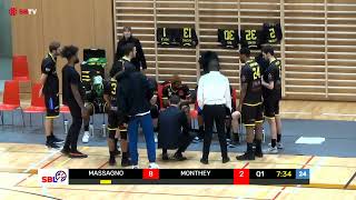 SBL CUPM  Day 14 MASSAGNO vs MONTHEY [upl. by Gerius]