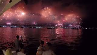 Reveillon 2018  2017  2018  COPACABANA Rio de Janeiro  Lancha Big Seven [upl. by Amiaj]