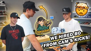 WE HIRED BO FROM CAMS KICKS A Day in the Life of a Sneaker Store OwnerReseller [upl. by Chris699]