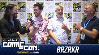 Keanu Reeves Matt Kindt and Ron Garney Talk BRZRKR  2022 San Diego Comic Con [upl. by Yelkrab]