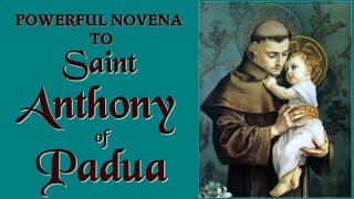 POWERFUL NOVENA TO ST ANTHONY OF PADUA [upl. by Attena]