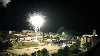 Spettacolo pirotecnico festa patronale di San Rocco 2018 San Giorgio Lucano [upl. by Issac]