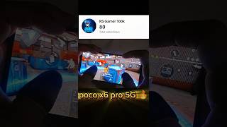 Poco x6 pro 5G 📲 4finger hud freefireshorts trending freefire freefiremax viralshorts ff [upl. by Daniella181]