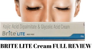 BRITELITE CREAM FULL REVIEW BEST FOR ACNE SCARS AND SPOTS [upl. by Llenal]